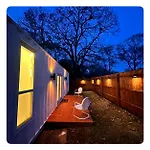 Nomehaus Shipping Container Studio Residential Neighborhood Athens