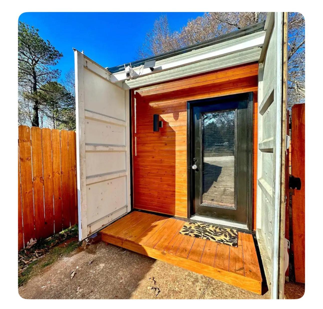 Guest house Nomehaus Shipping Container Residential Neighborhood Athens